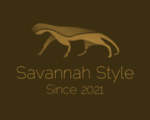 Savannah - Minimalist Wild Jaguar logo design