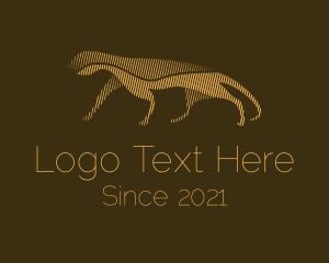 Leopard - Minimalist Wild Jaguar logo design