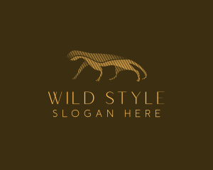 Minimalist Wild Jaguar logo design