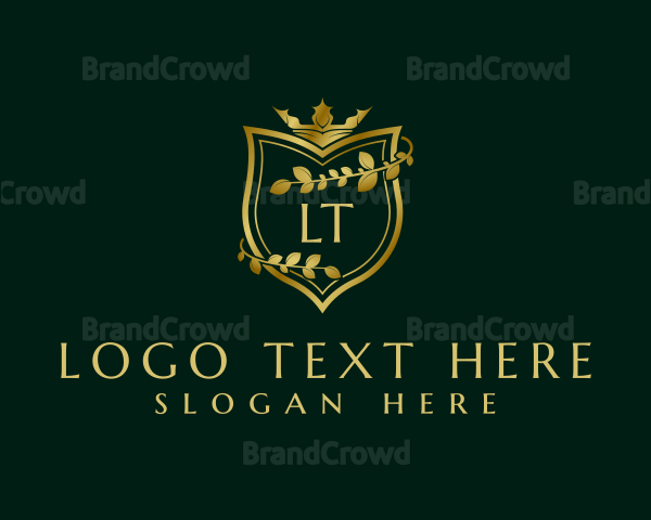 Luxury Crown Crest Logo