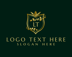 Kingdom - Luxury Crown Crest logo design