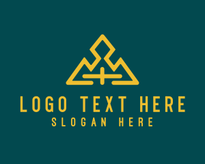 Decorative - Generic Cross Mountain logo design