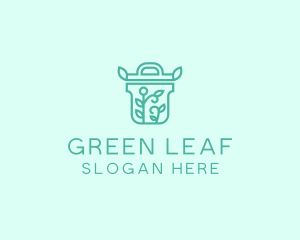 Plant - Organic Pot Plant logo design