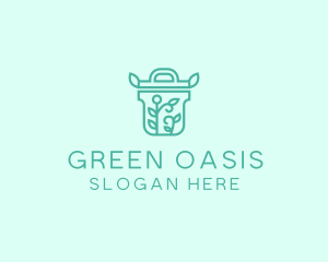 Succulent - Organic Pot Plant logo design