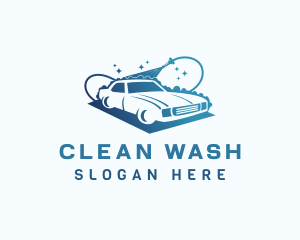 Automotive Cleaning Wash logo design