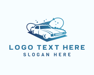 Clean - Automotive Cleaning Wash logo design