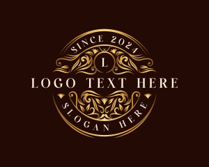 Event - Elegant Floral Crest logo design