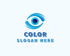 Optics - Eye Vision Optometry logo design