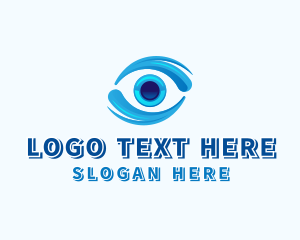 Optics - Eye Vision Optometry logo design