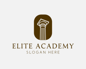 Institution - Institution Academy Pillar logo design