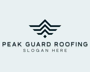 Roof Property Contractor logo design