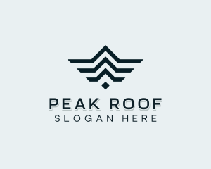 Roof Property Contractor logo design