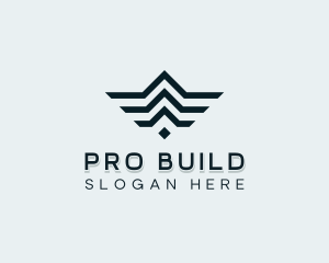 Contractor - Roof Property Contractor logo design