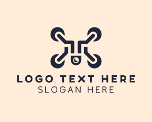 Video - Drone Video Camera logo design