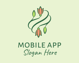 Elegant Tulip Flowers  Logo