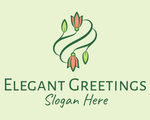 Elegant Tulip Flowers  logo design