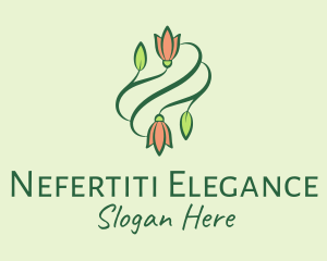 Elegant Tulip Flowers  logo design