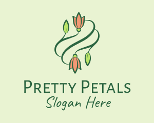 Elegant Tulip Flowers  logo design