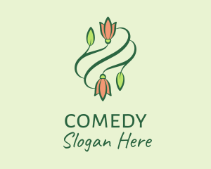 Florist - Elegant Tulip Flowers logo design