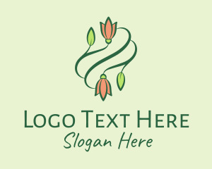 Elegant Tulip Flowers  Logo