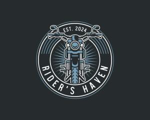 Rider Motorcycle Mechanic logo design