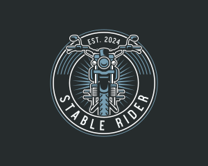 Rider Motorcycle Mechanic logo design