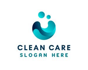 Hygienic - Gradient Water Hygiene logo design