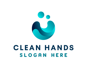 Sanitizers - Gradient Water Hygiene logo design