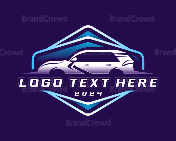 SUV Car Detailing Logo