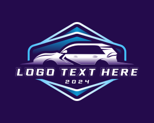 Driving - SUV Car Detailing logo design