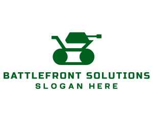 Warfare - Tank Weapon Toy logo design