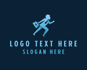 Businessman - Working Employee Career logo design