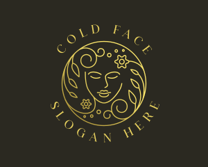 Girl Face Beauty logo design
