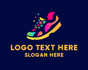 Cool Sneaker Shoes logo design