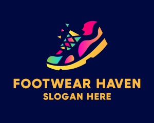 Cool Sneaker Shoes logo design