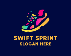 Cool Sneaker Shoes logo design