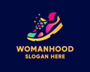 Women Apparel - Cool Sneaker Shoes logo design