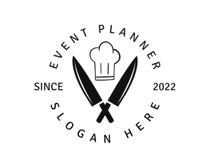 Food Chef Hat Restaurant  Logo
