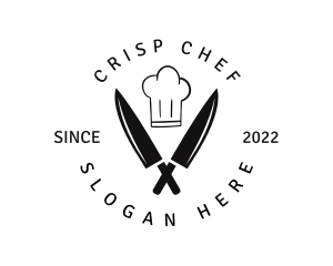 Food Chef Hat Restaurant  logo design