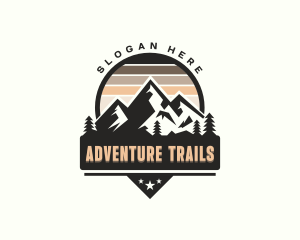 Summit Trek Hiker logo design