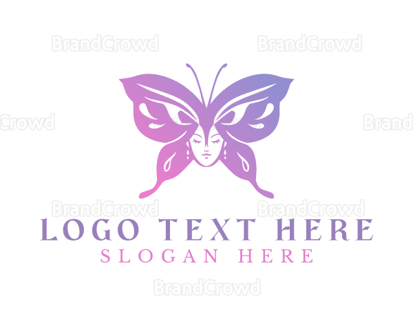 Butterfly Beauty Salon Logo