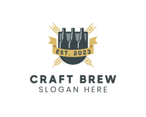 Beer - Beer Bottle Pub logo design