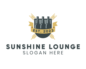 Beer Bottle Pub logo design