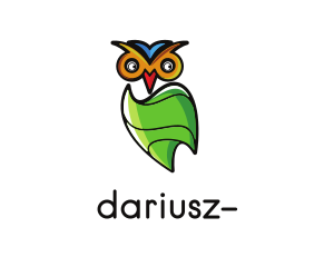 Cartoon - Owl Leaf Cocoon logo design