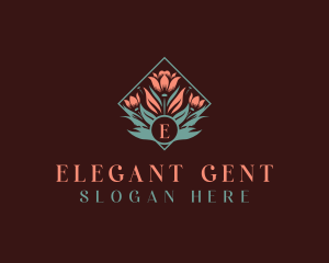 Flower Elegant Florist logo design