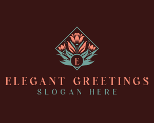 Flower Elegant Florist logo design