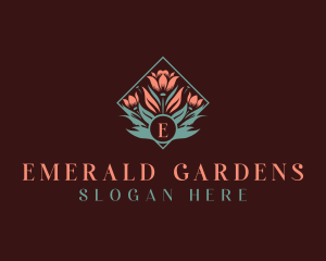 Flower Elegant Florist logo design