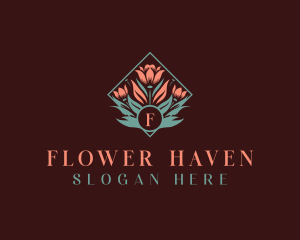 Flower Elegant Florist logo design