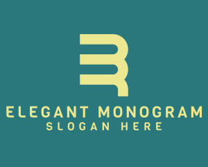 Monogram - Generic Letter BR Monogram logo design