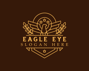 Eagle Wing Crest logo design